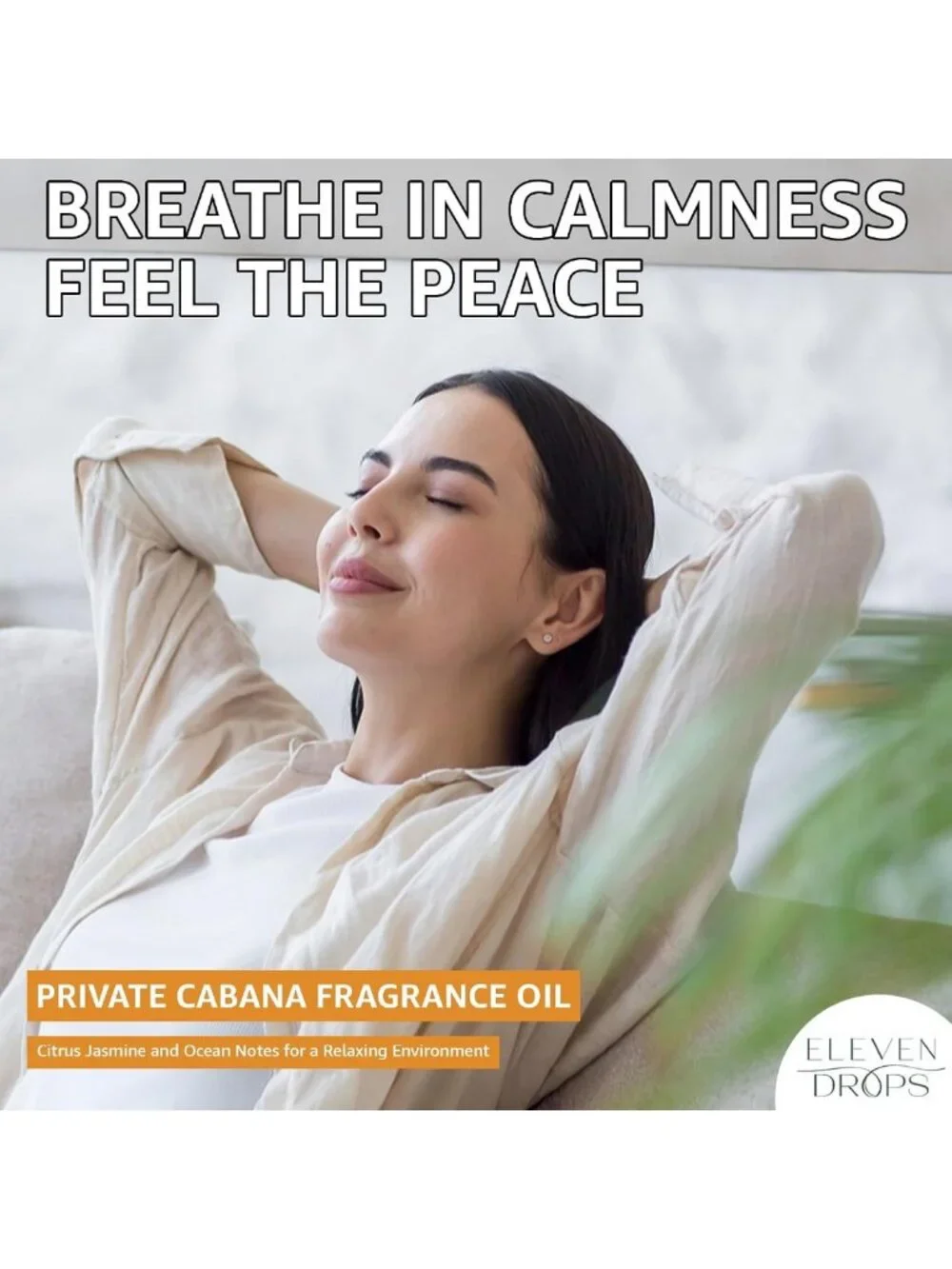 Citrus & Ocean Notes Diffuser Oil - 16 oz Aromatherapy for Home & Spa